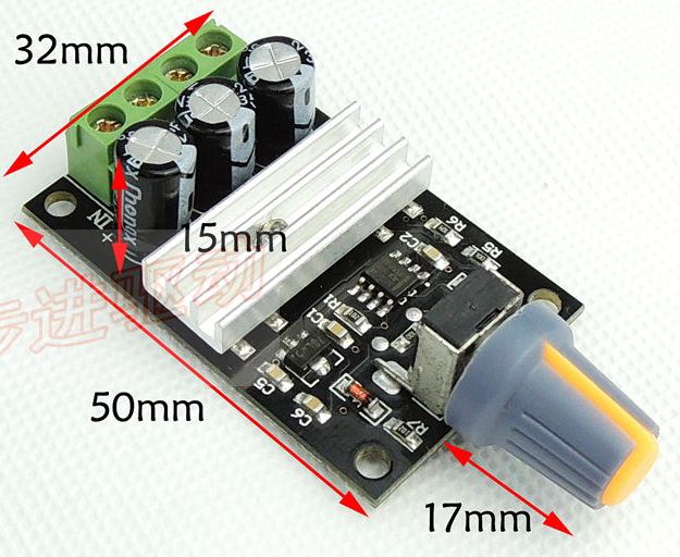 ชุดขับ motor dc6v-24v 3APWM DC สวิทช์ควบคุมความเร็วมอเตอร์ความเร็ว 6V12V24V28V 3A 